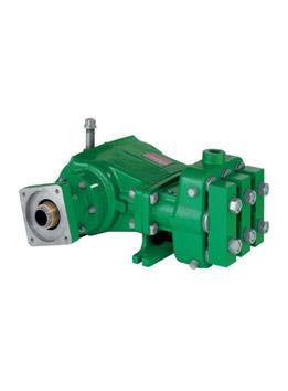 High pressure reciprocating piston pump