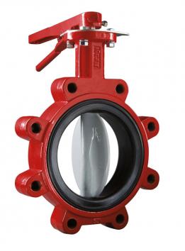 Two-way sealed butterfly valve